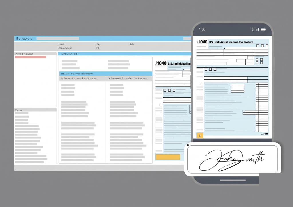 Digital Mortgage Application Progress Tracking Dashboard